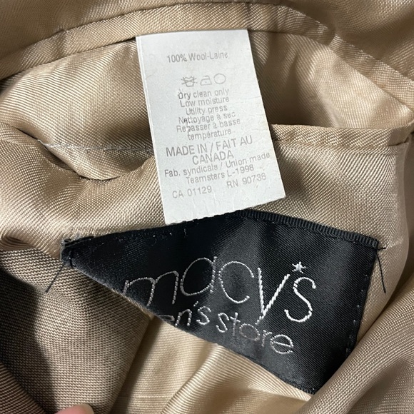 LRL Ralph Lauren Suit Jacket Blazer Sport Coat Brown 44R Tan Neutral Classic - Picture 7 of 8